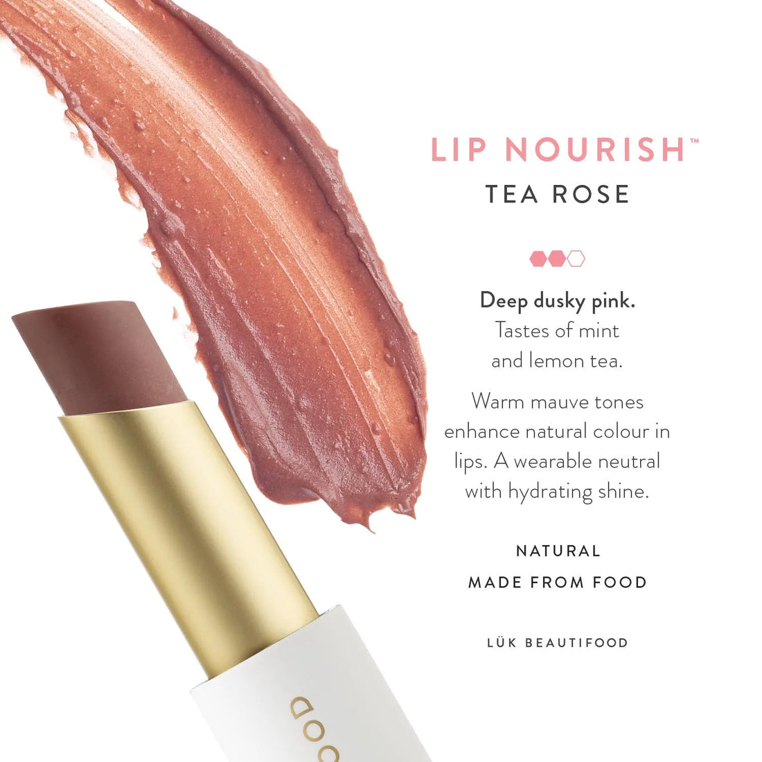 LUK Beautifood Lip Recipe Duo Nude Rose