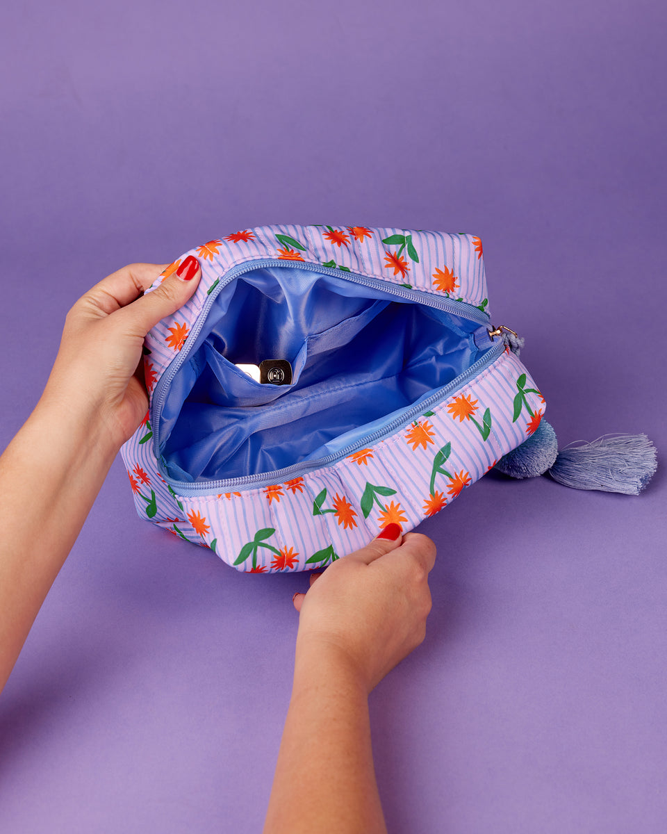 The Somewhere Co Sunburst Cosmetic Case