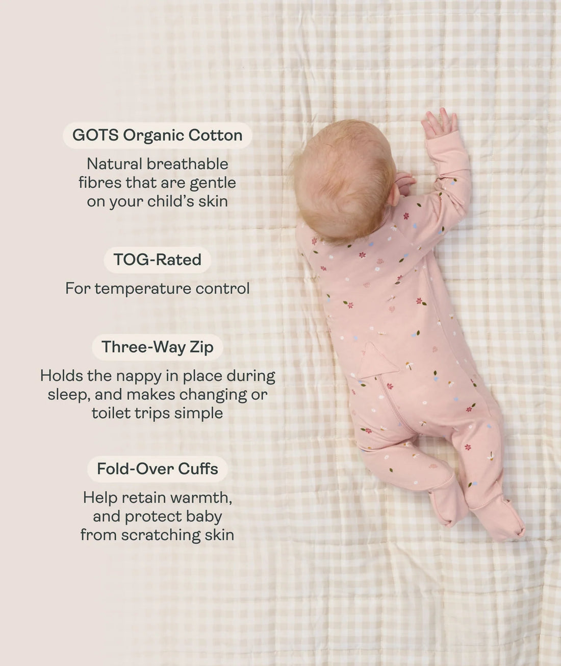 ErgoPouch Layers Long Sleeve Rose TOG 1