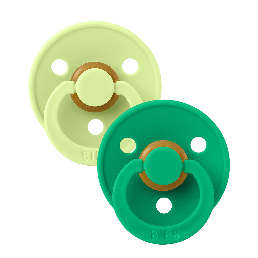 BIBS Matcha Cactus Round Pacifier