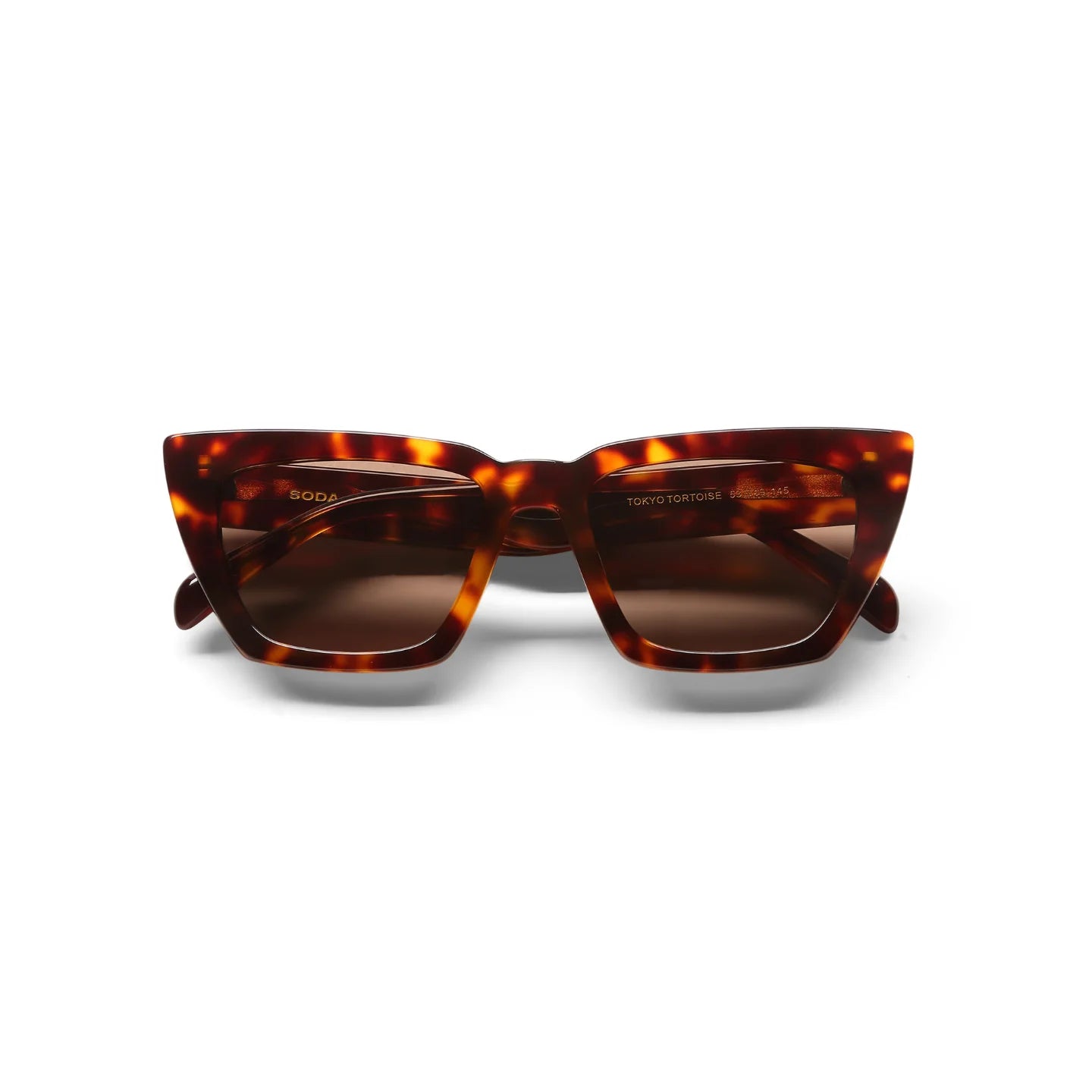 Soda Shades Hailey Tokyo Tortoise w/ Brown Lenses