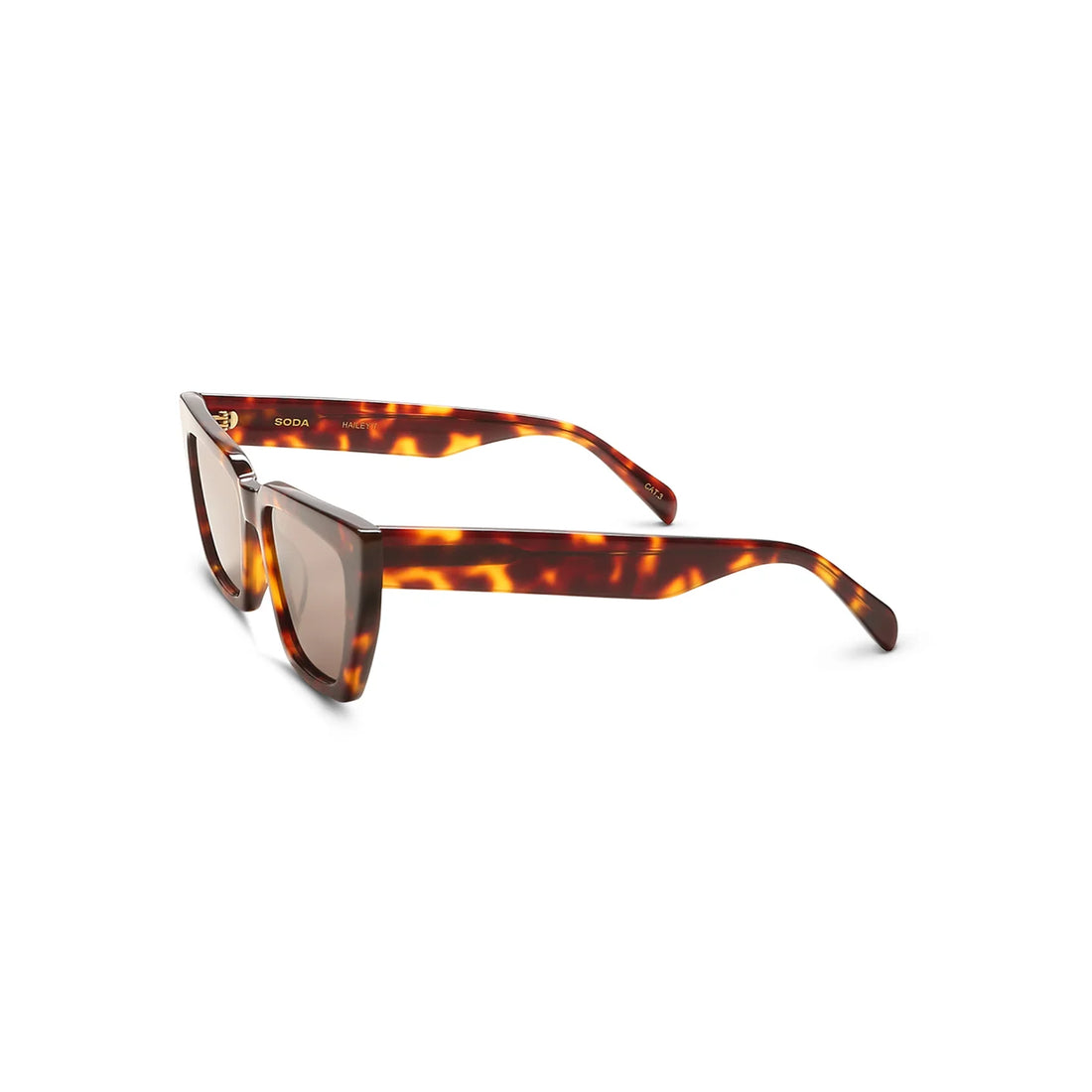 Soda Shades Hailey Tokyo Tortoise w/ Brown Lenses