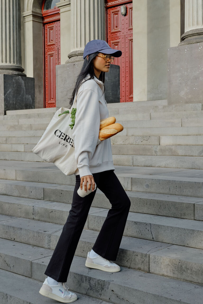 Ceres Life Ponte Bootleg Pants Black