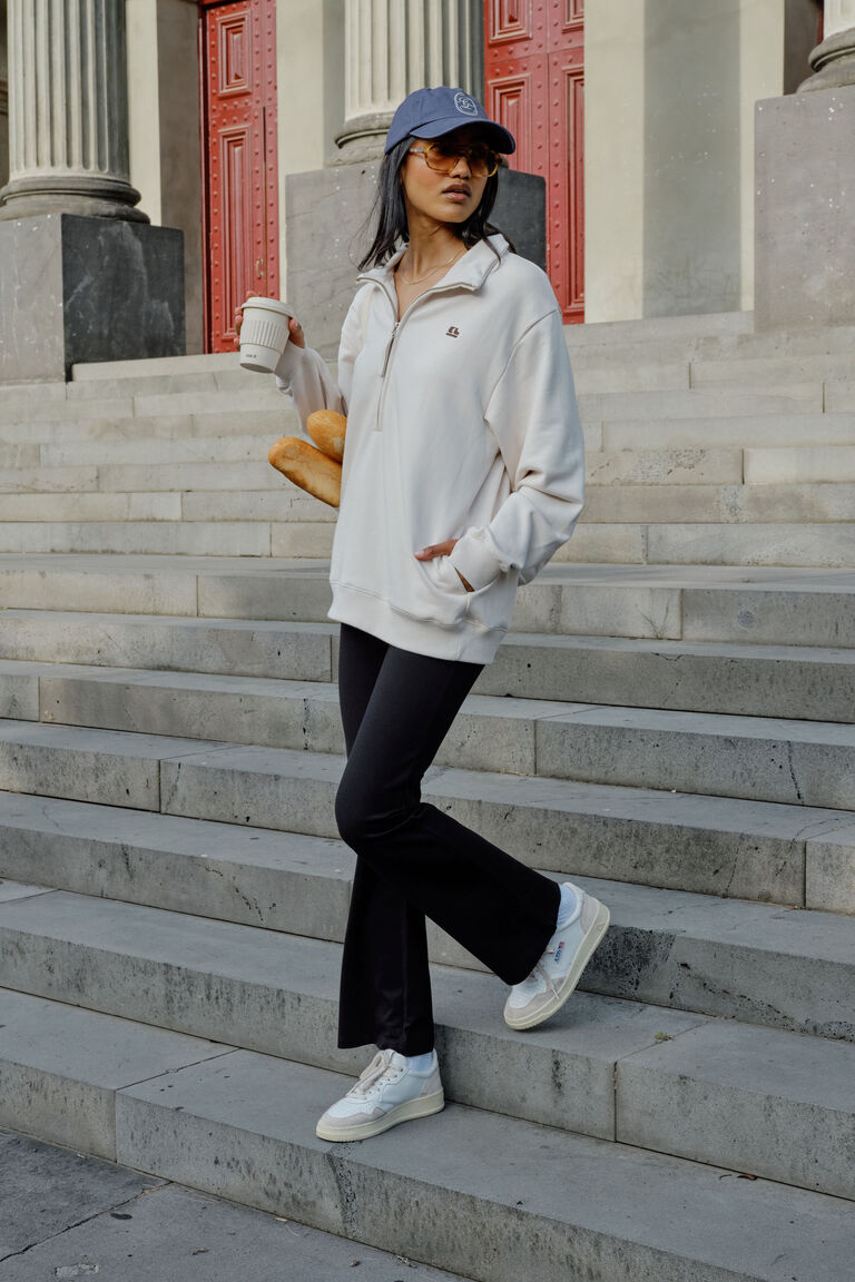 Ceres Life Ponte Bootleg Pants Black