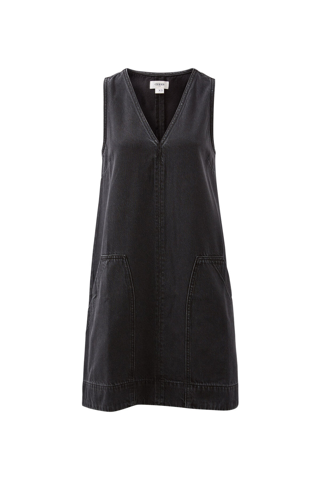 Ceres Emme Shift Dress Washed Black