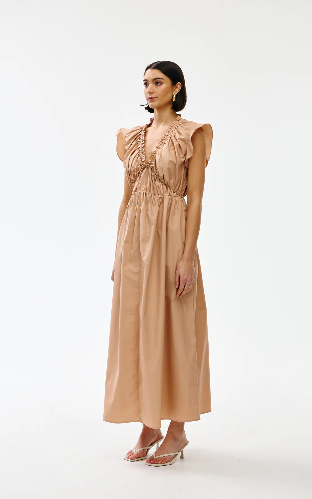 Kinney The Label Thea Dress Taupe