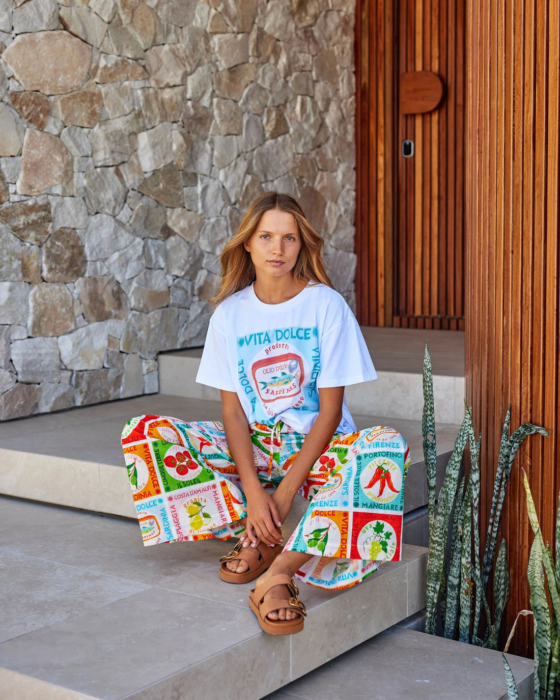 Walnut Lison Tee Vita Dolce