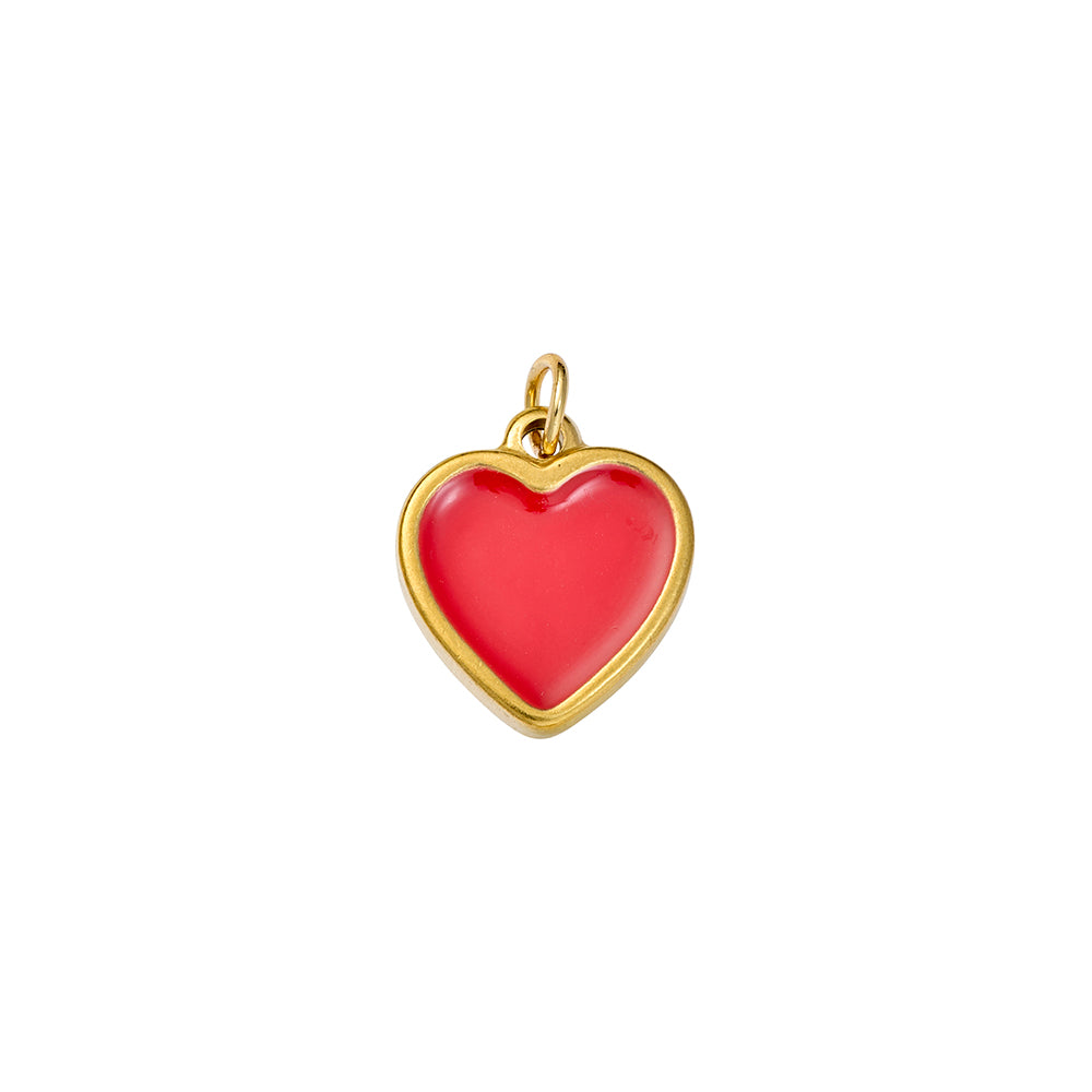 Seren stainless steel gold plated charm 1