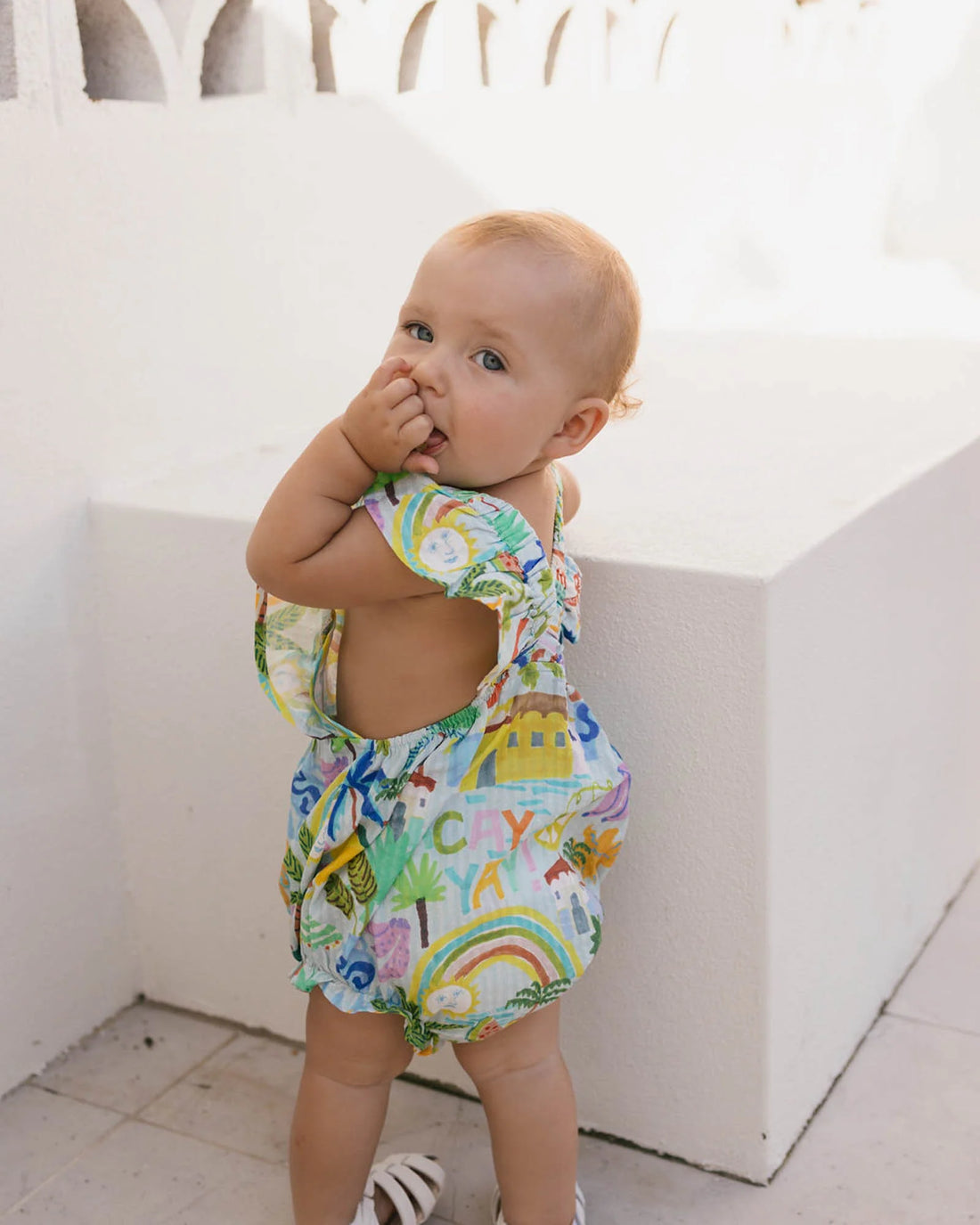 Walnut Matteo Romper Vacay Yay