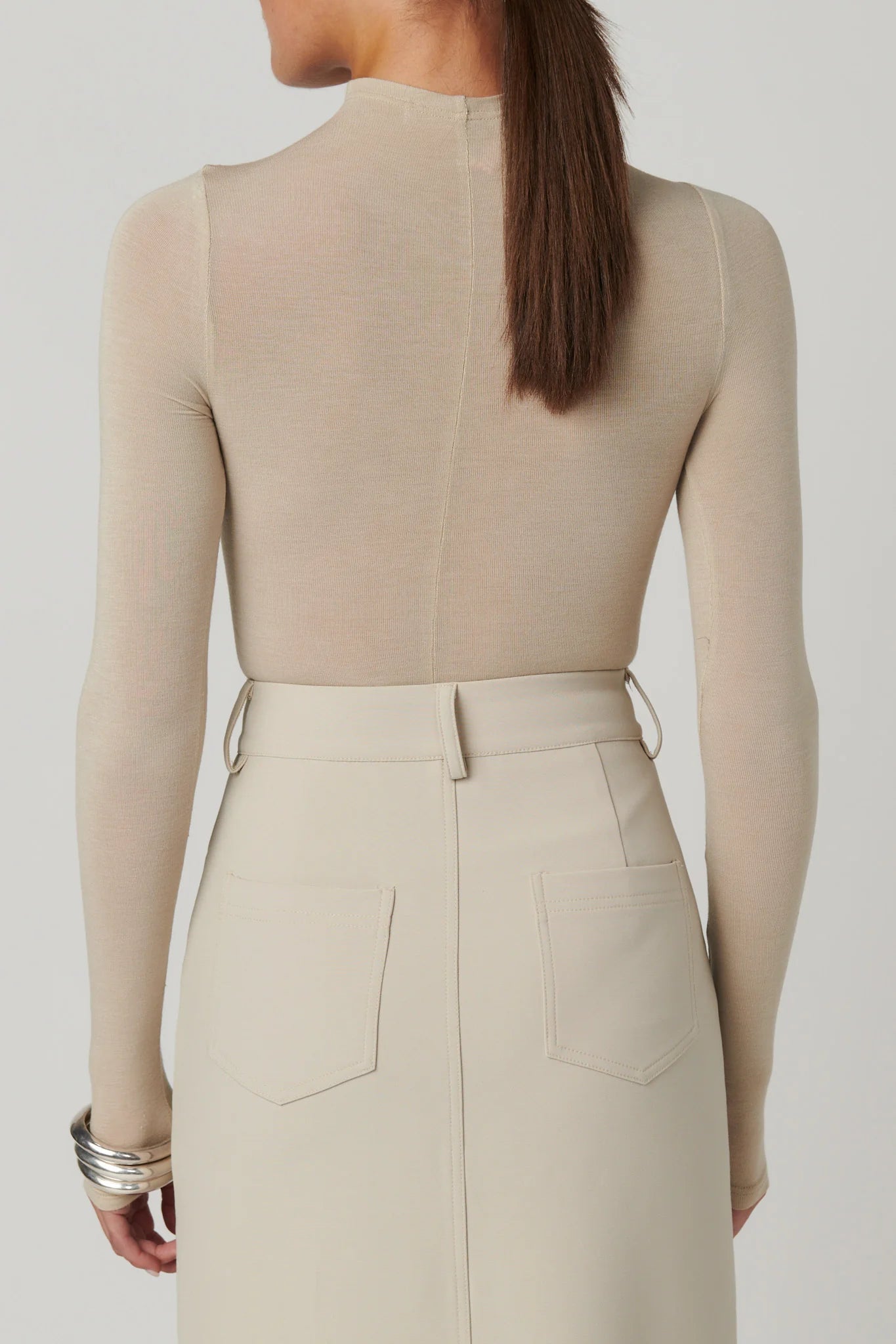 Bayse Amrita Bodysuit Almond