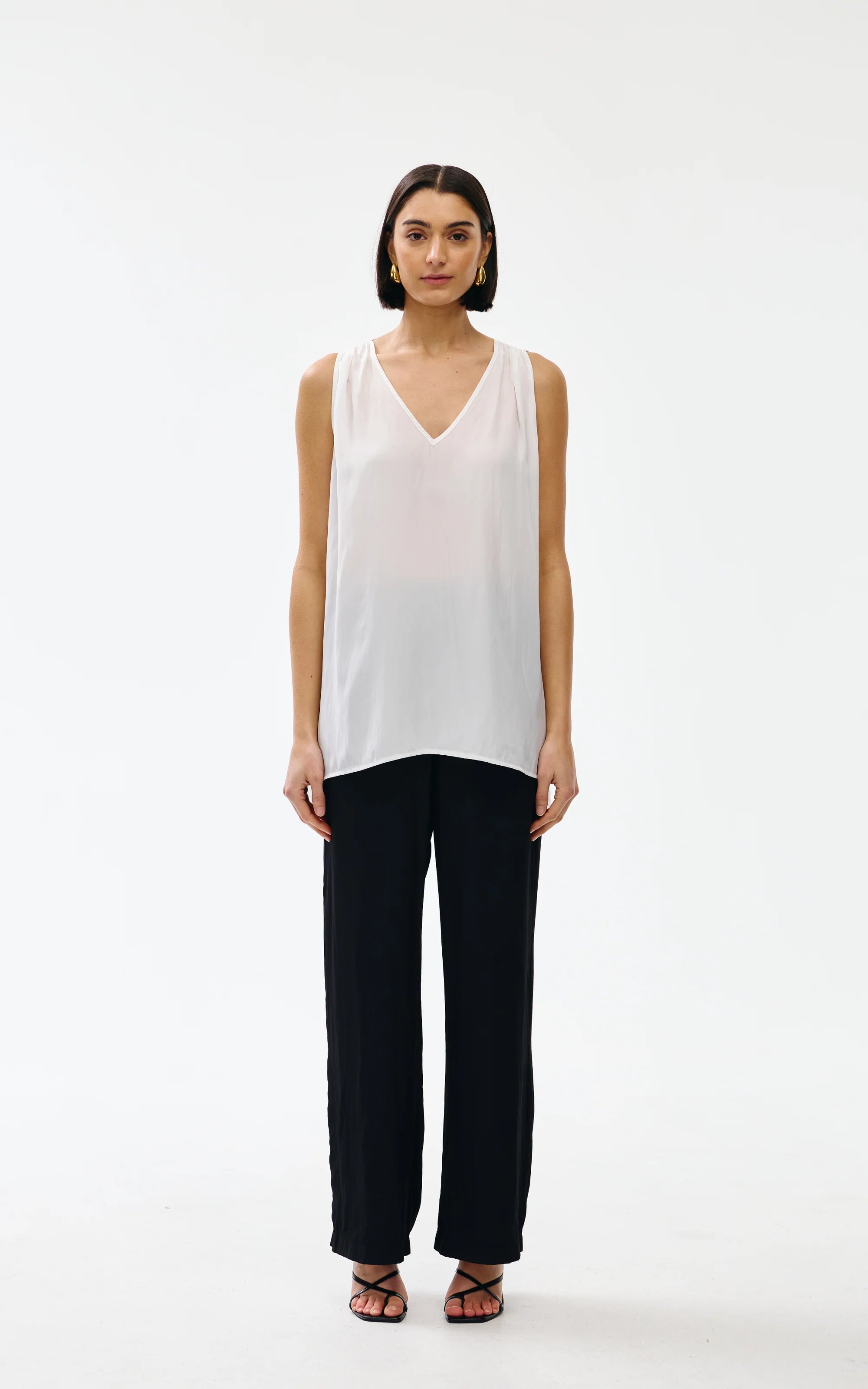 Kinney The Label Ava top Ivory