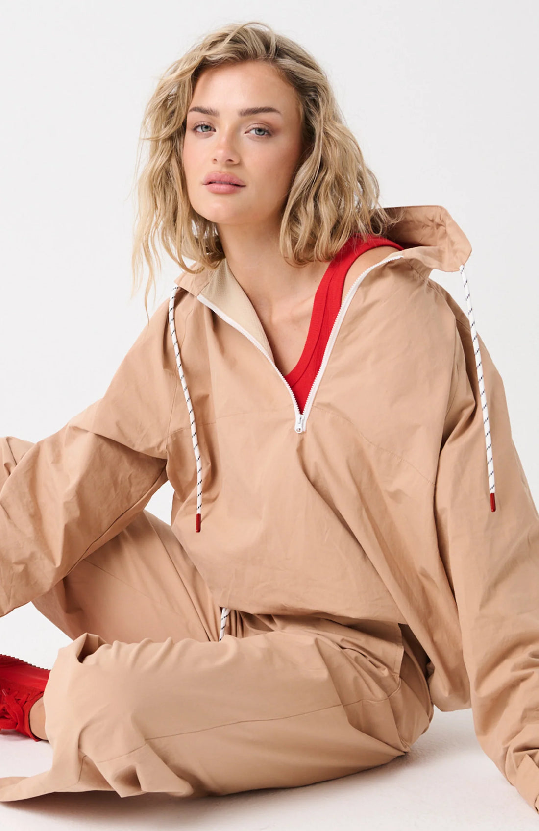 Cartel & Willow Xena Pull Over - Tan
