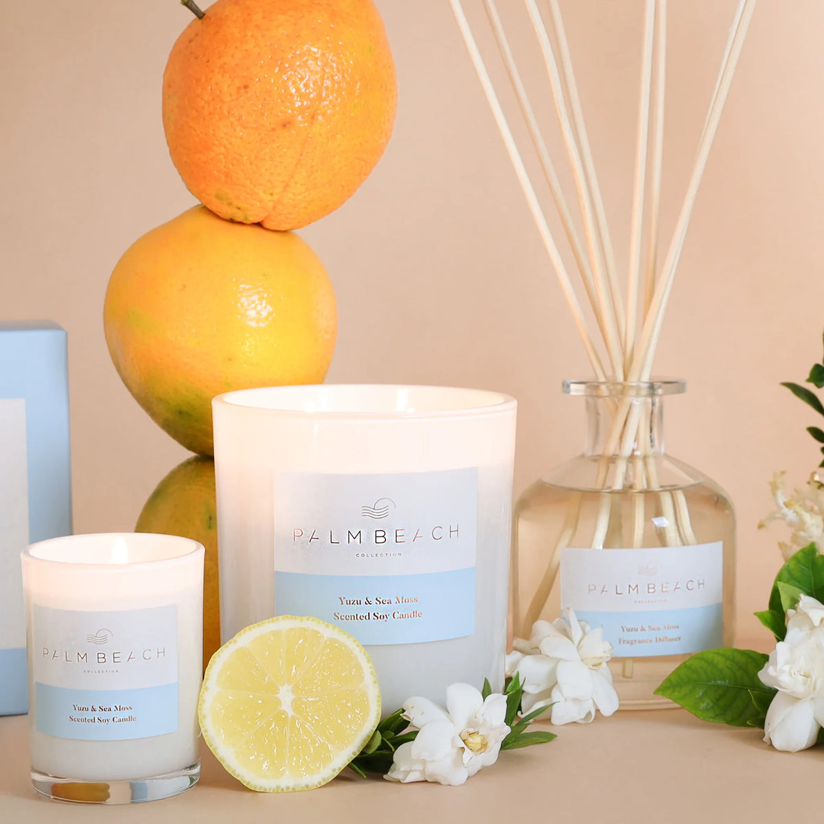 Palm Beach Yuzu & Sea Moss Scented Candle 420 gms