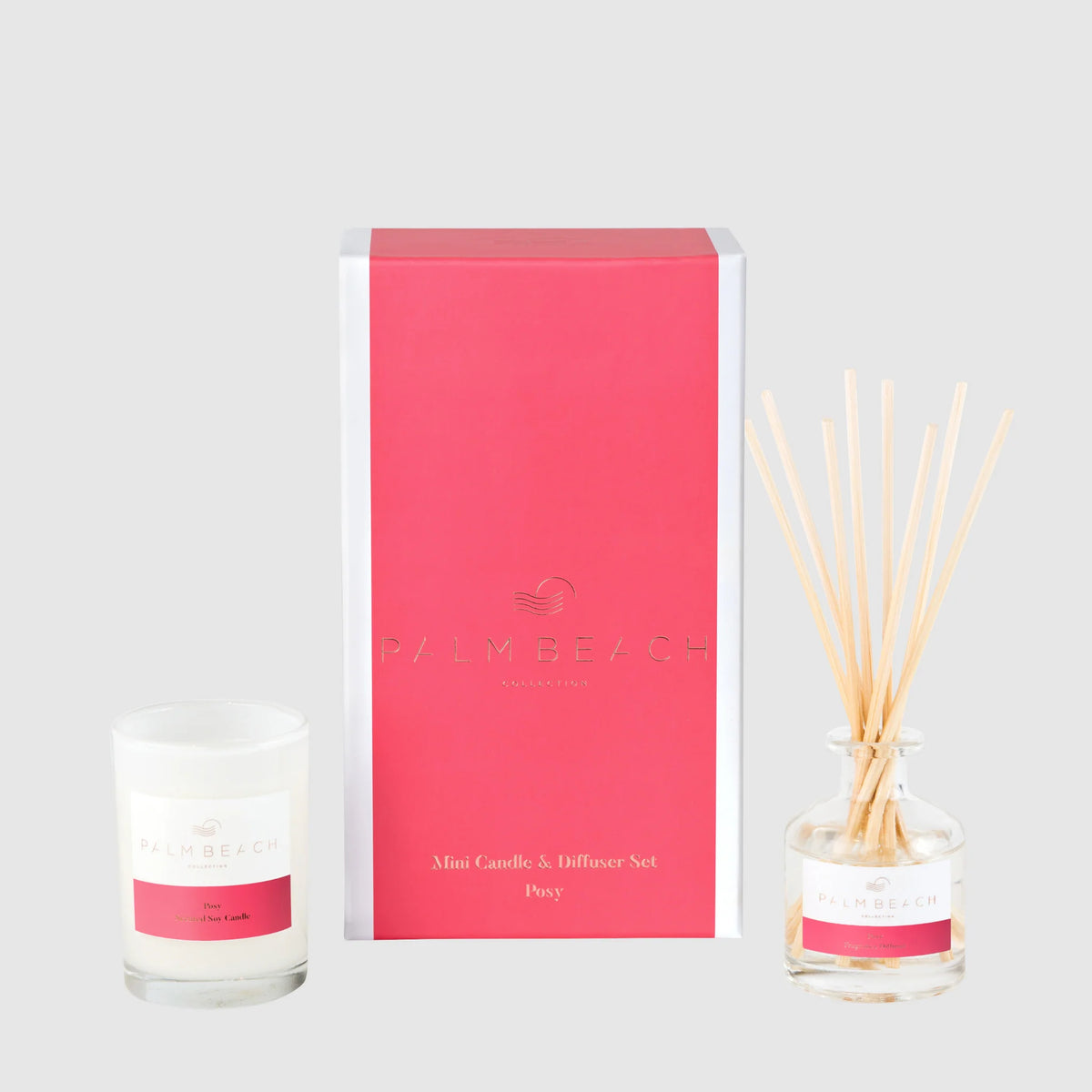 Palm Beach Posy Fragrance Mini Candle & Diffuser Gift Pack