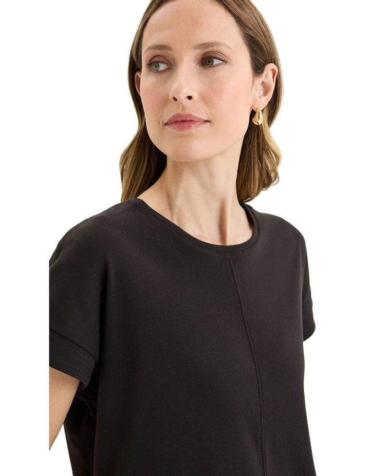Yarra Trail Solitude Tee Black