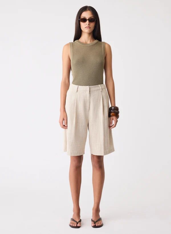Esmaee Etch Bermuda Short