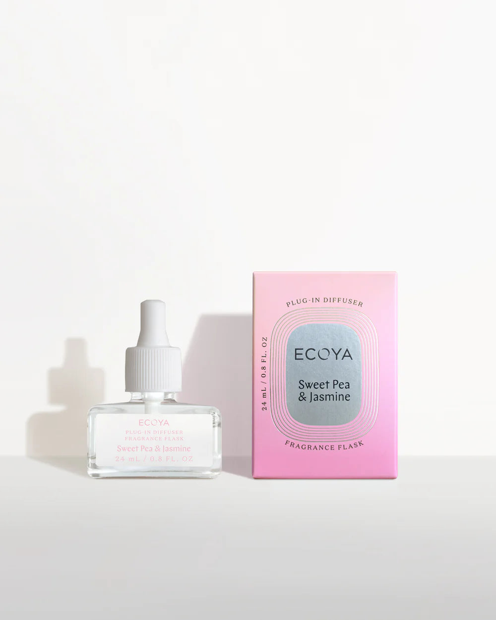 Ecoya Plug in Diffuser Fragrance Flask Sweet Pea & Jasmine