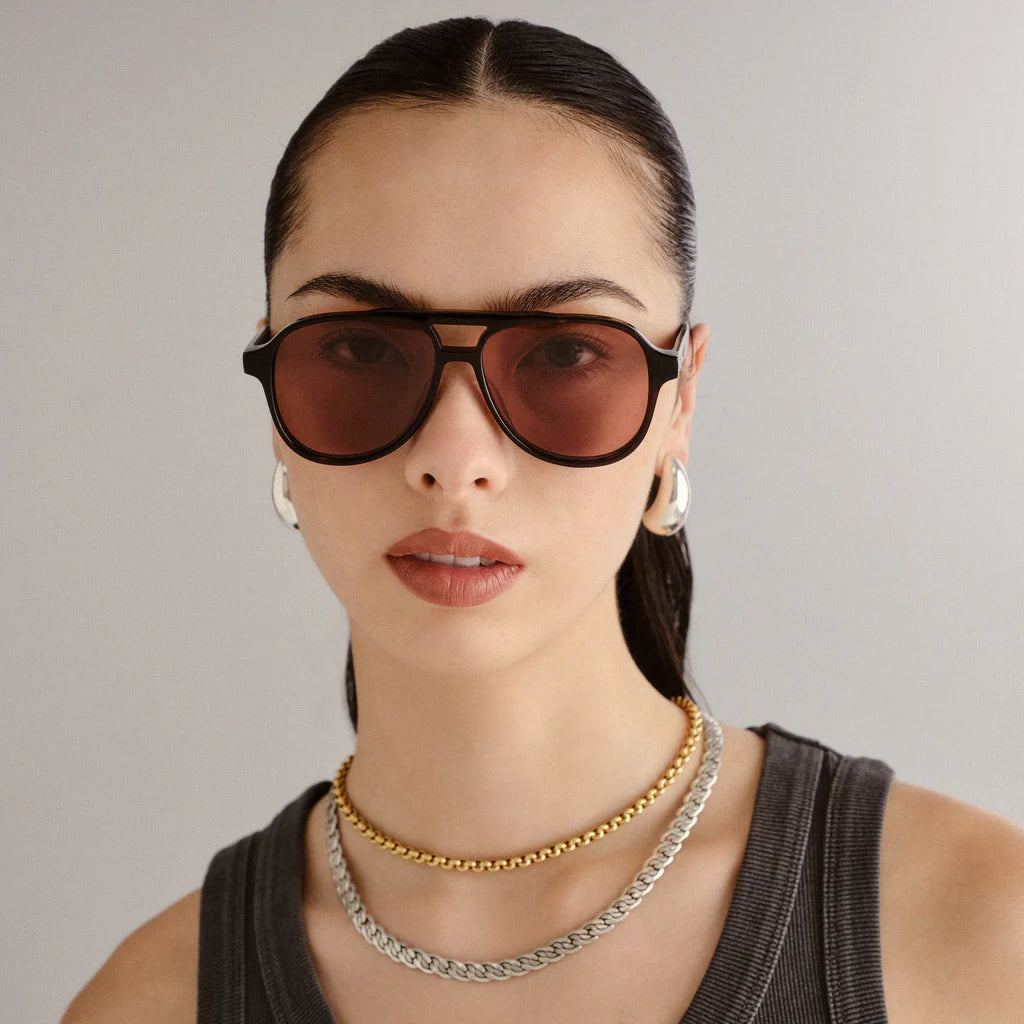 Le Specs Magnanimous Dark Tort
