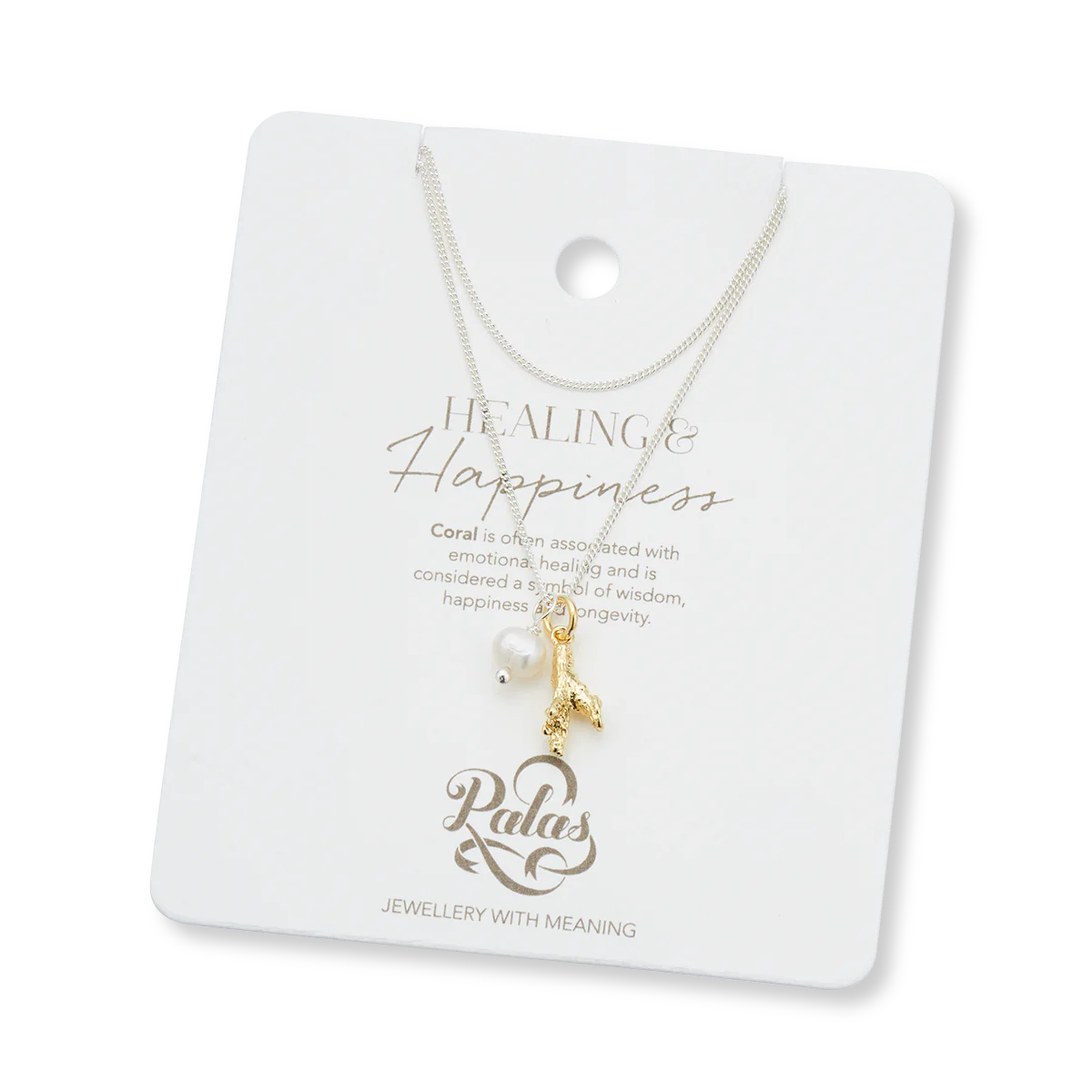 Palas Healing and Happiness (Coral) Dreamweaver Necklace