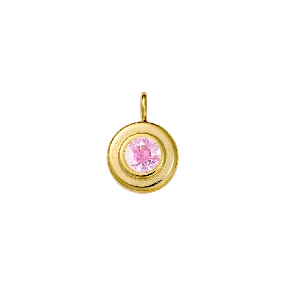 Seren stainless steel gold plated charm 35