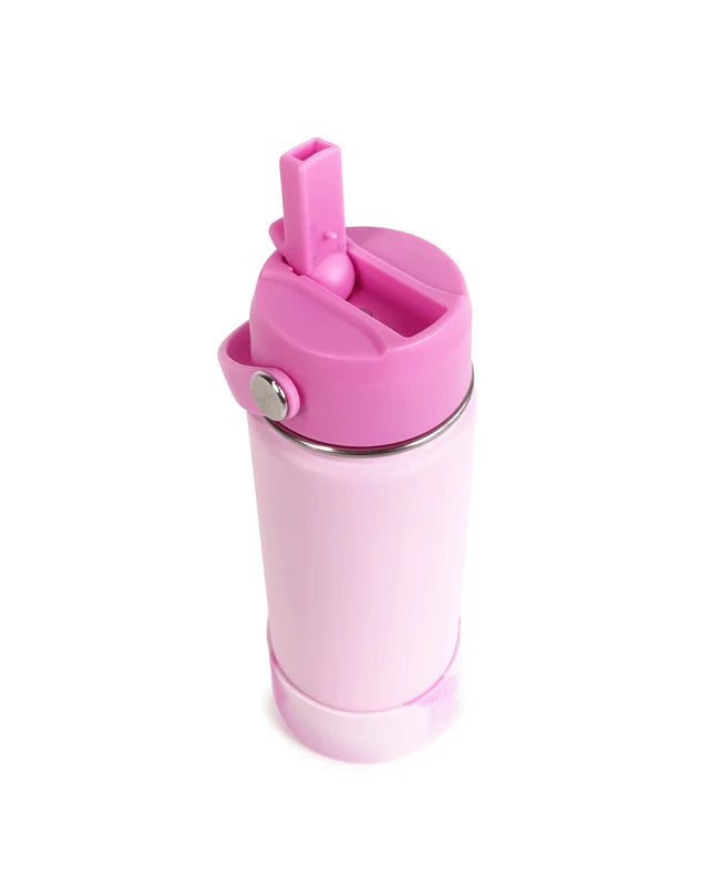 The Somewhere Co Light Pink Swirl Water Bottle 500ml