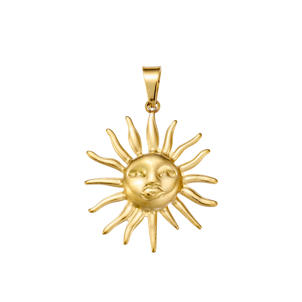 Seren stainless steel gold plated charm 20