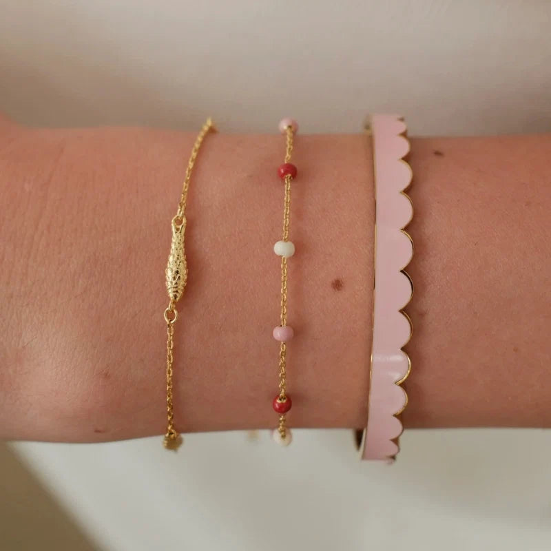 Zafino Sam Bracelet Pink/Gold
