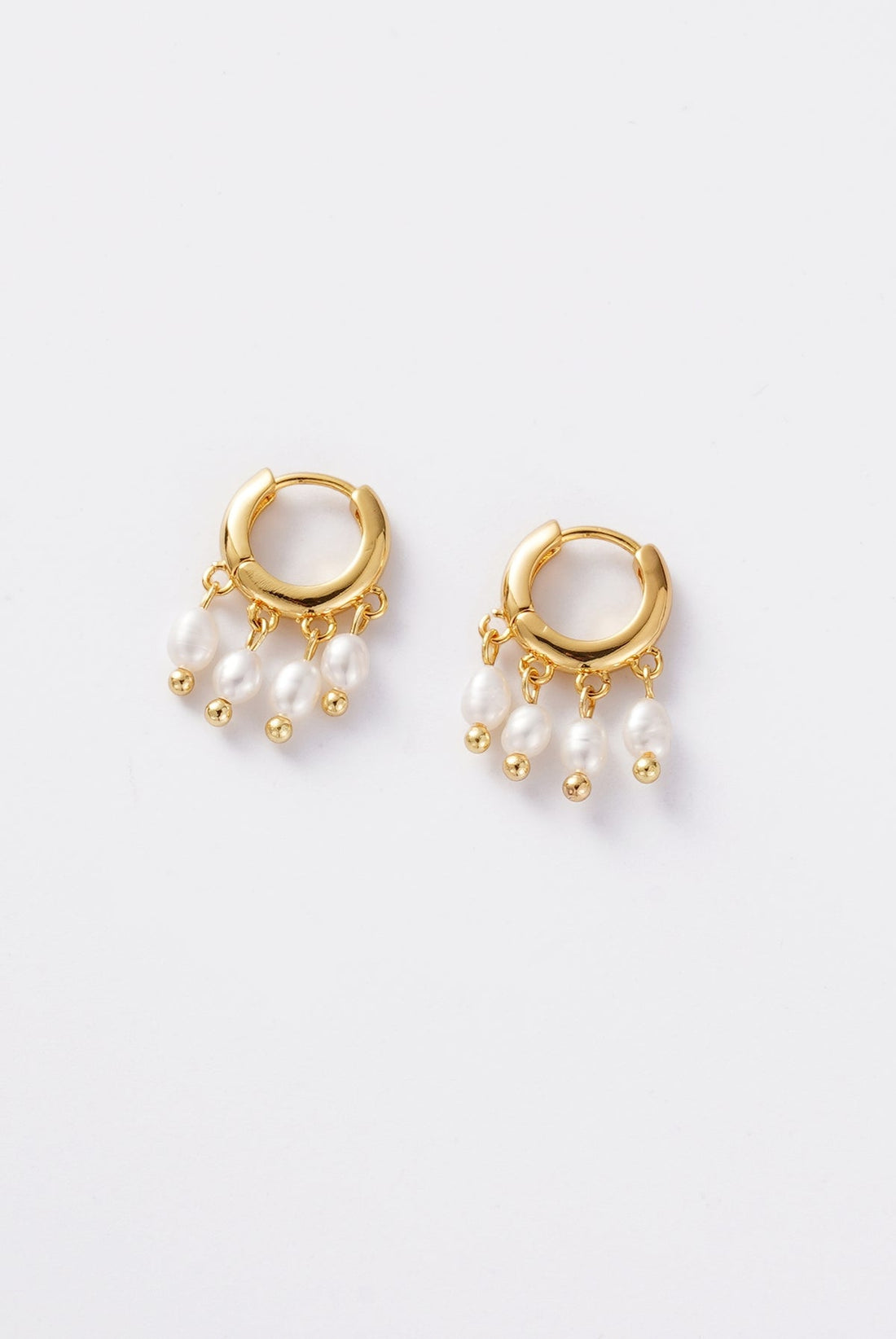 Zafino Tia Huggie 18KT Gold Plated Earring