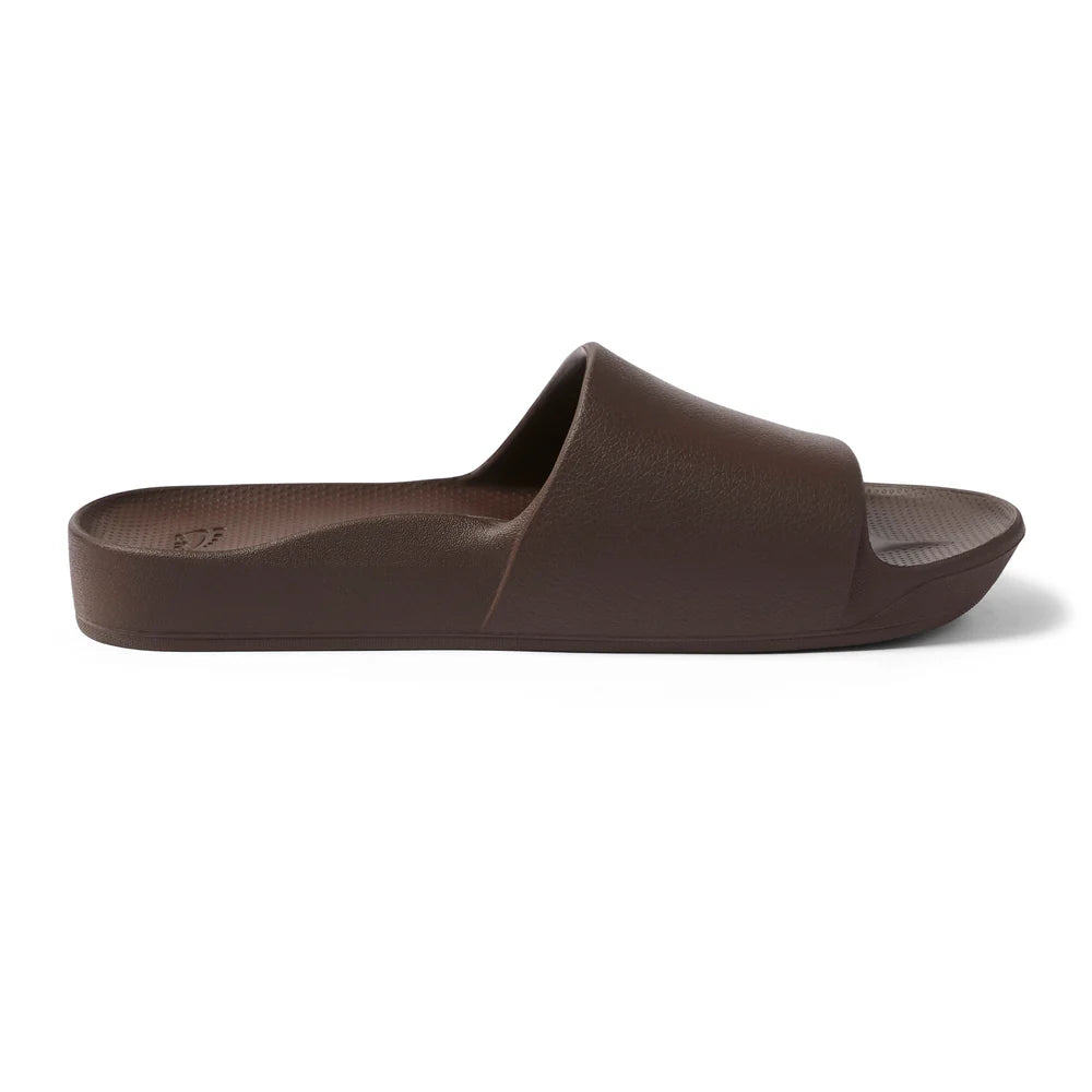 Archies Arch Support Slides Classic Brown