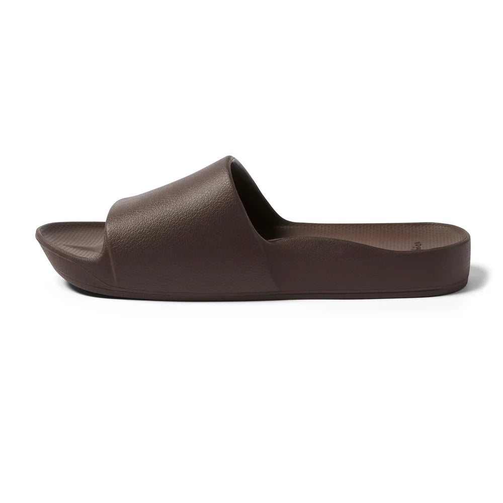 Archies Arch Support Slides Classic Brown