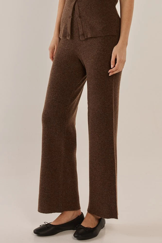 Betty Basics Nash Knit Pant Espresso