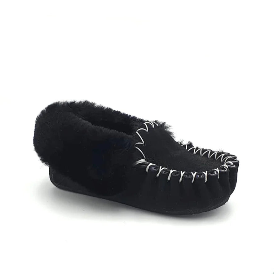 Moccasins Kids Black