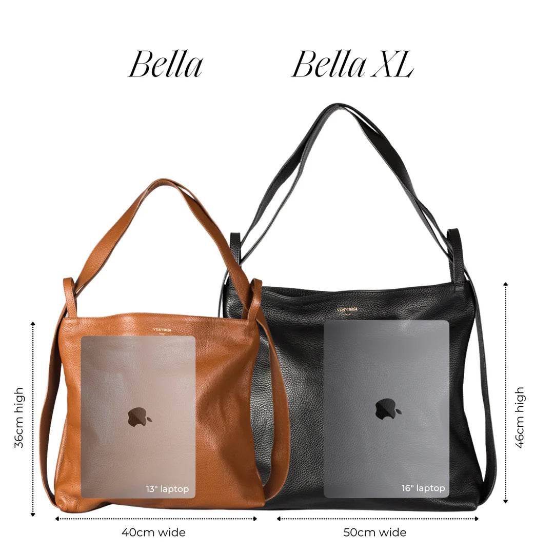 Vestirsi Bella 2-in-1 Convertible Backpack Tote Tan