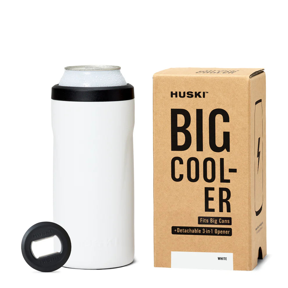 Huski Big Can Cooler White