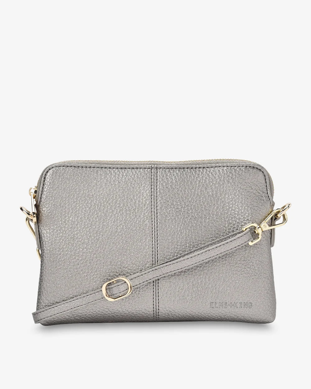 Elms+King Bowery Crossbody - Pewter