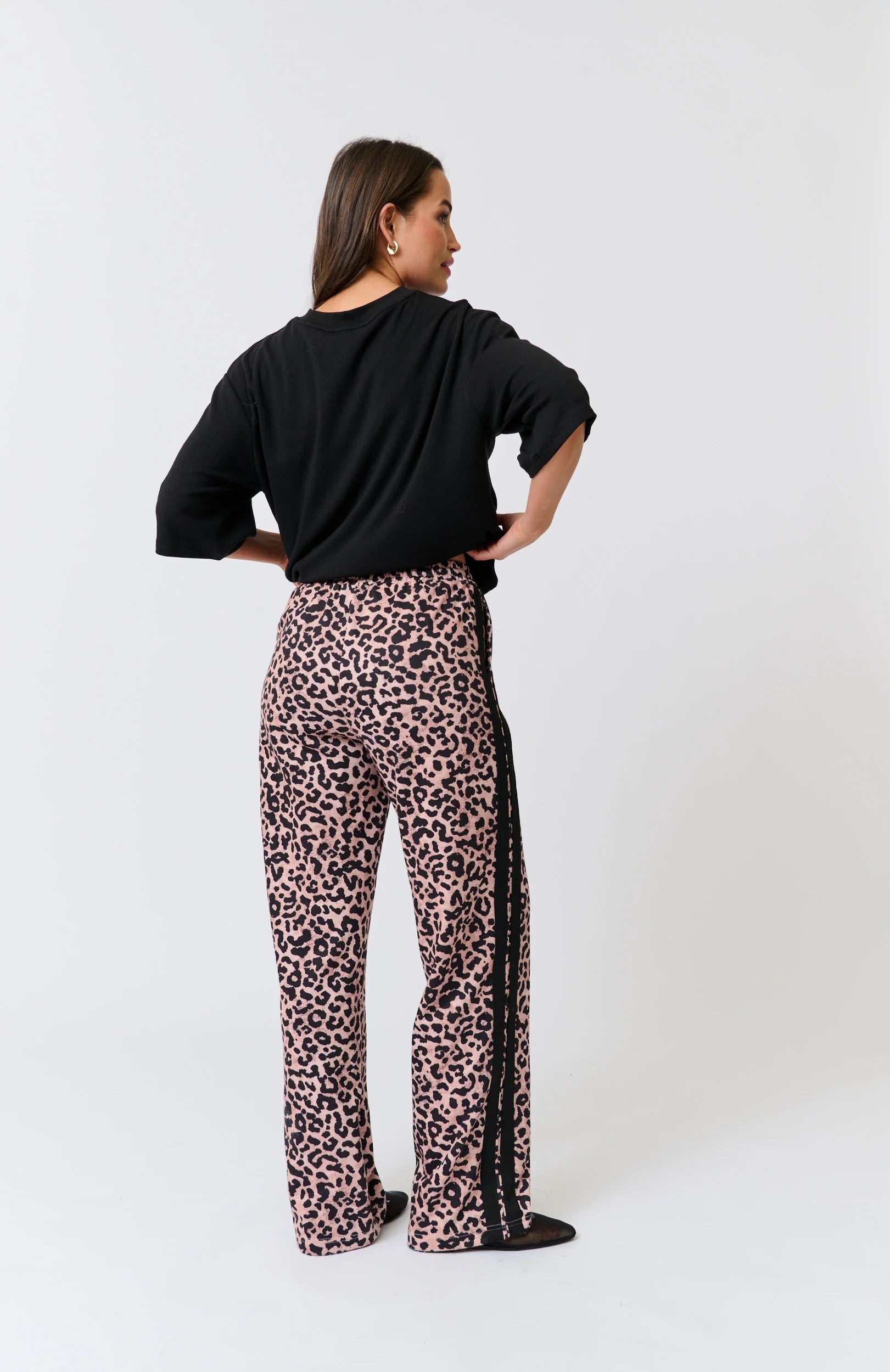 Adeline Pant Natural Leopard