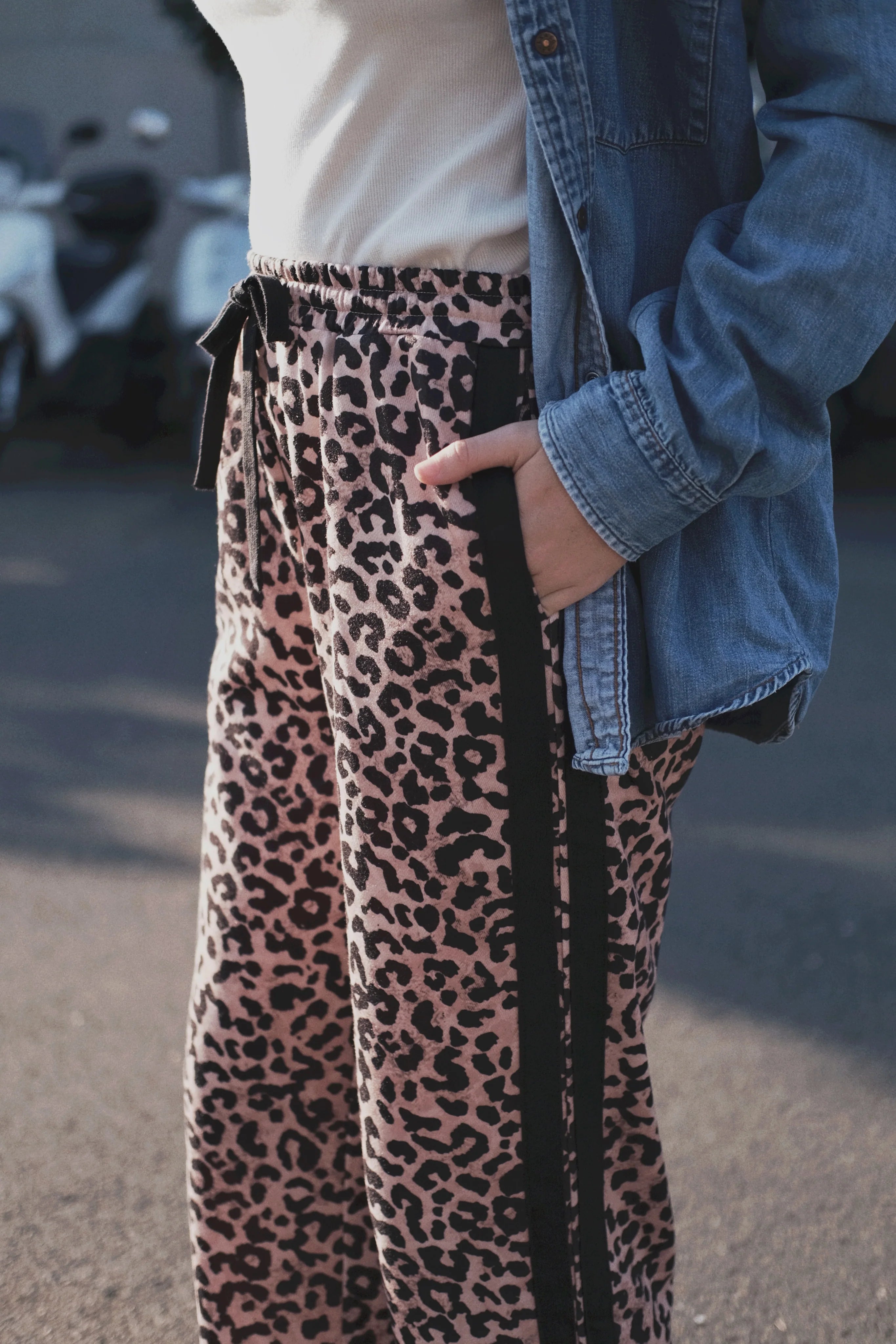 Adeline Pant Natural Leopard