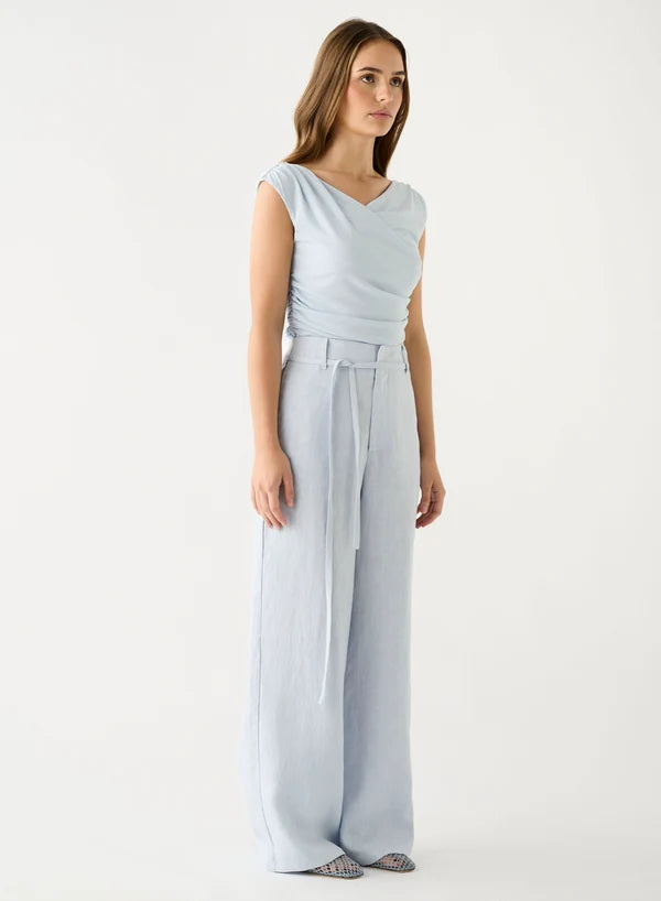 Esmaee Charter Top - Ice Blue