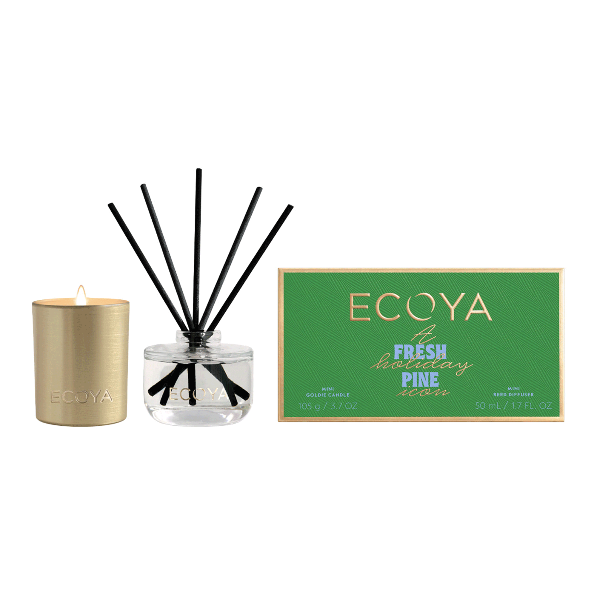 Ecoya Fresh Pine Mini Gift Set Holiday Collection