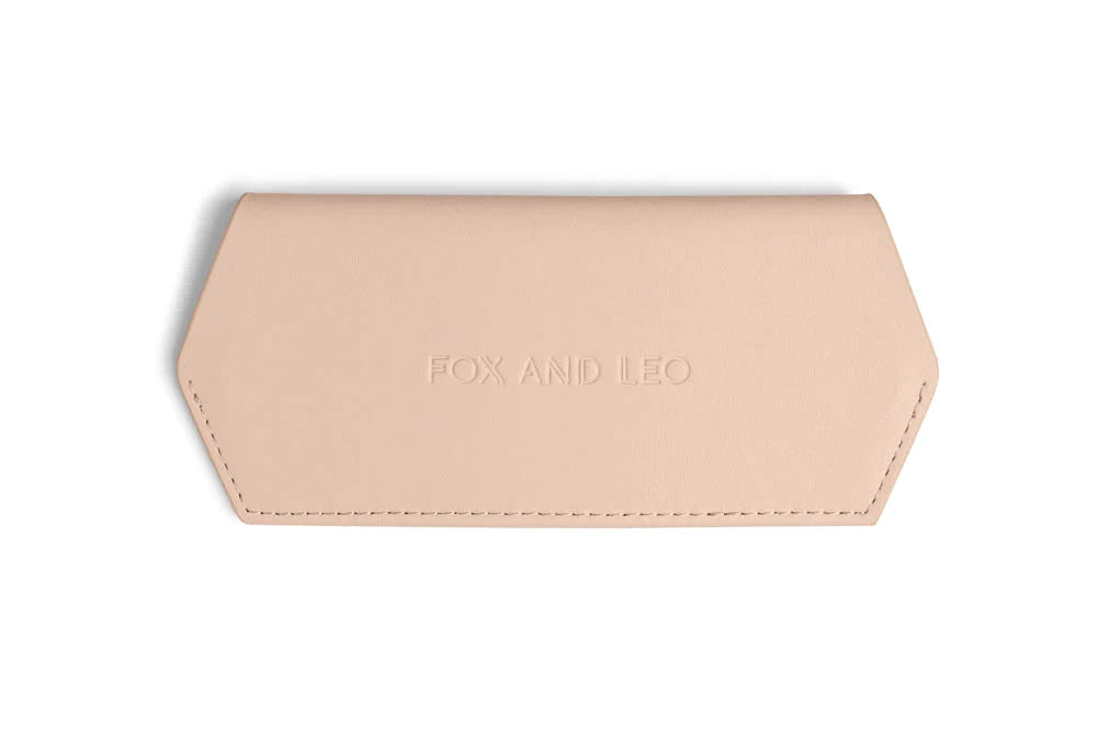 Fox And Leo Glasses Case Blush