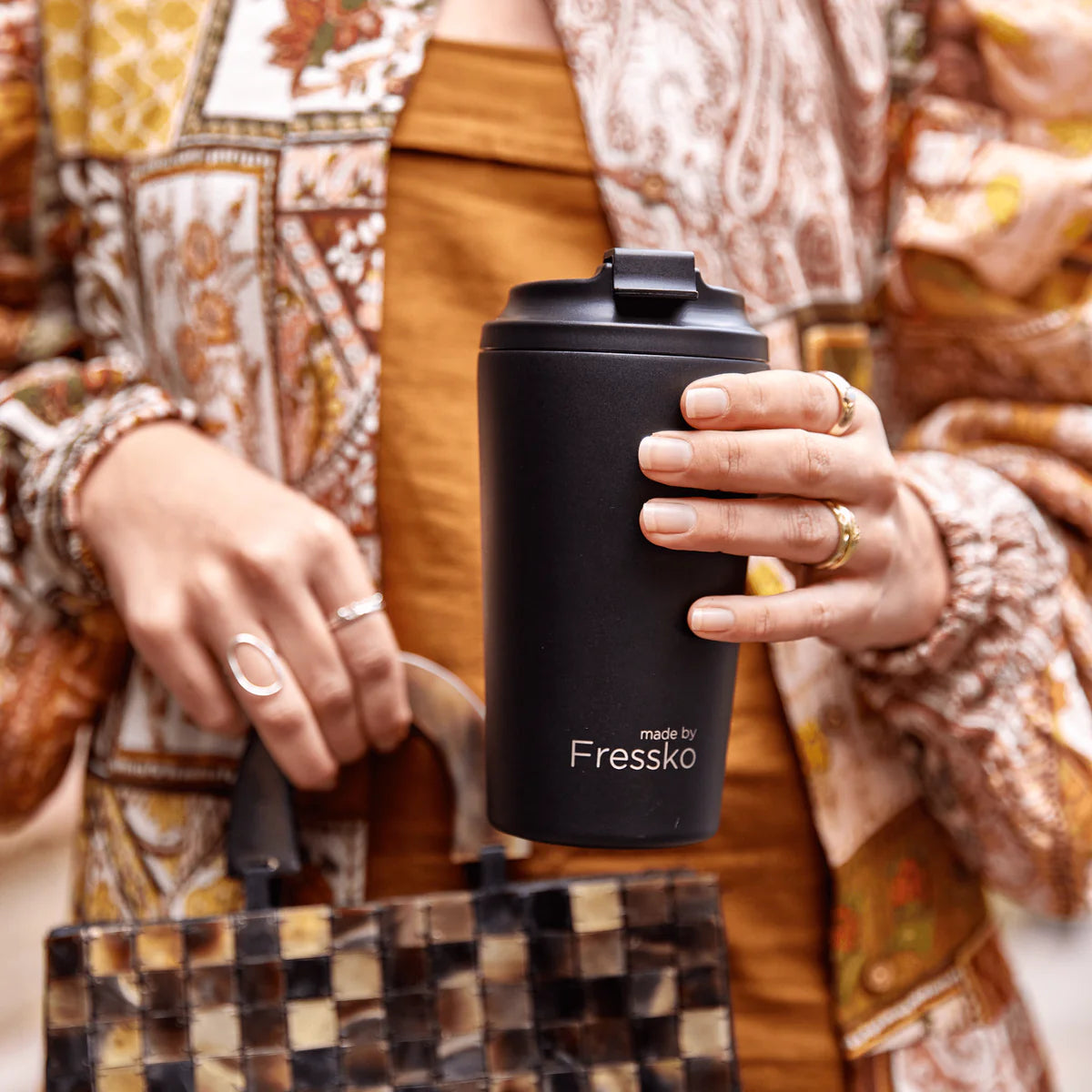 Fressko Grande Reusable Cup 16oz Coal