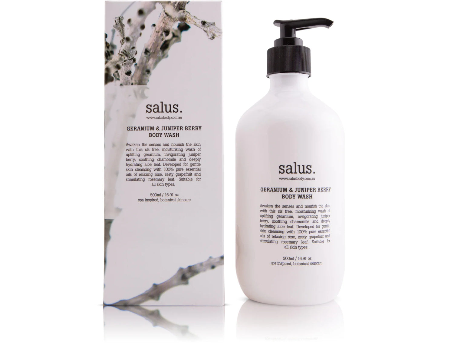 Salus Geranium &amp; Juniper Berry Body Wash