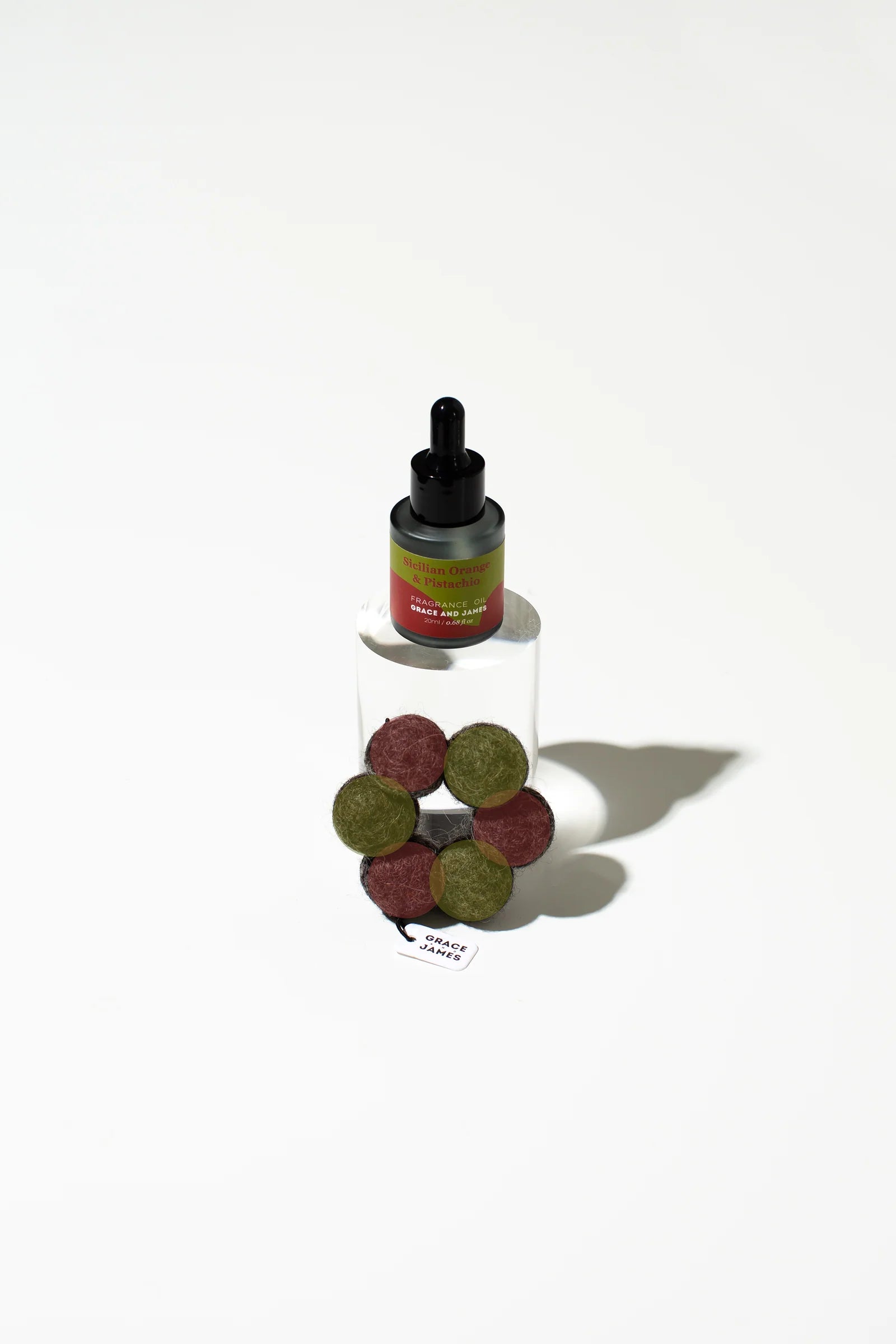 Bloom Collection Orange & Pistachio Felt Air Freshener