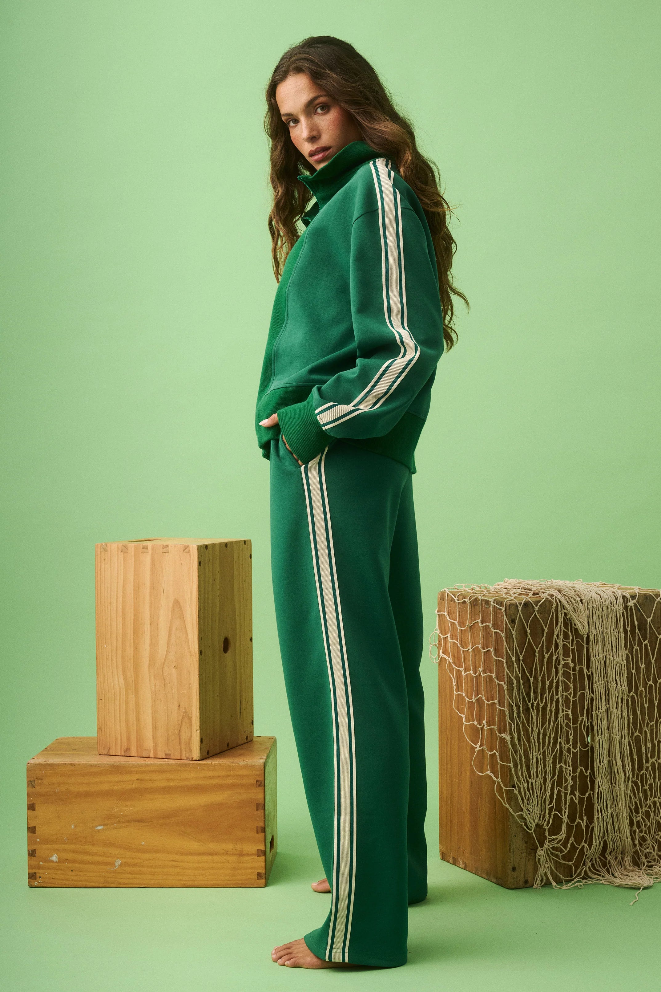 Cartel & Willow Adeline Pants Tide