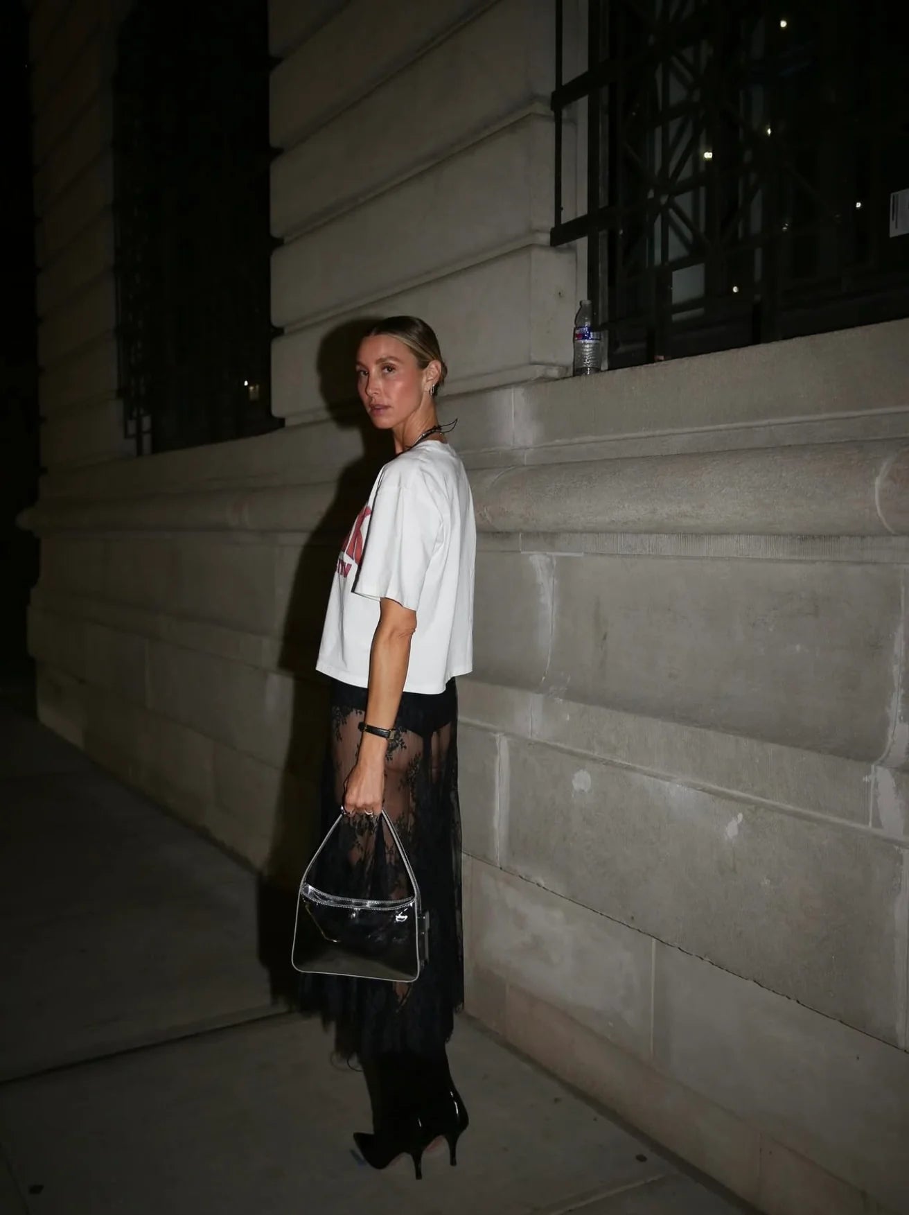 Maku New York Crop Tee White