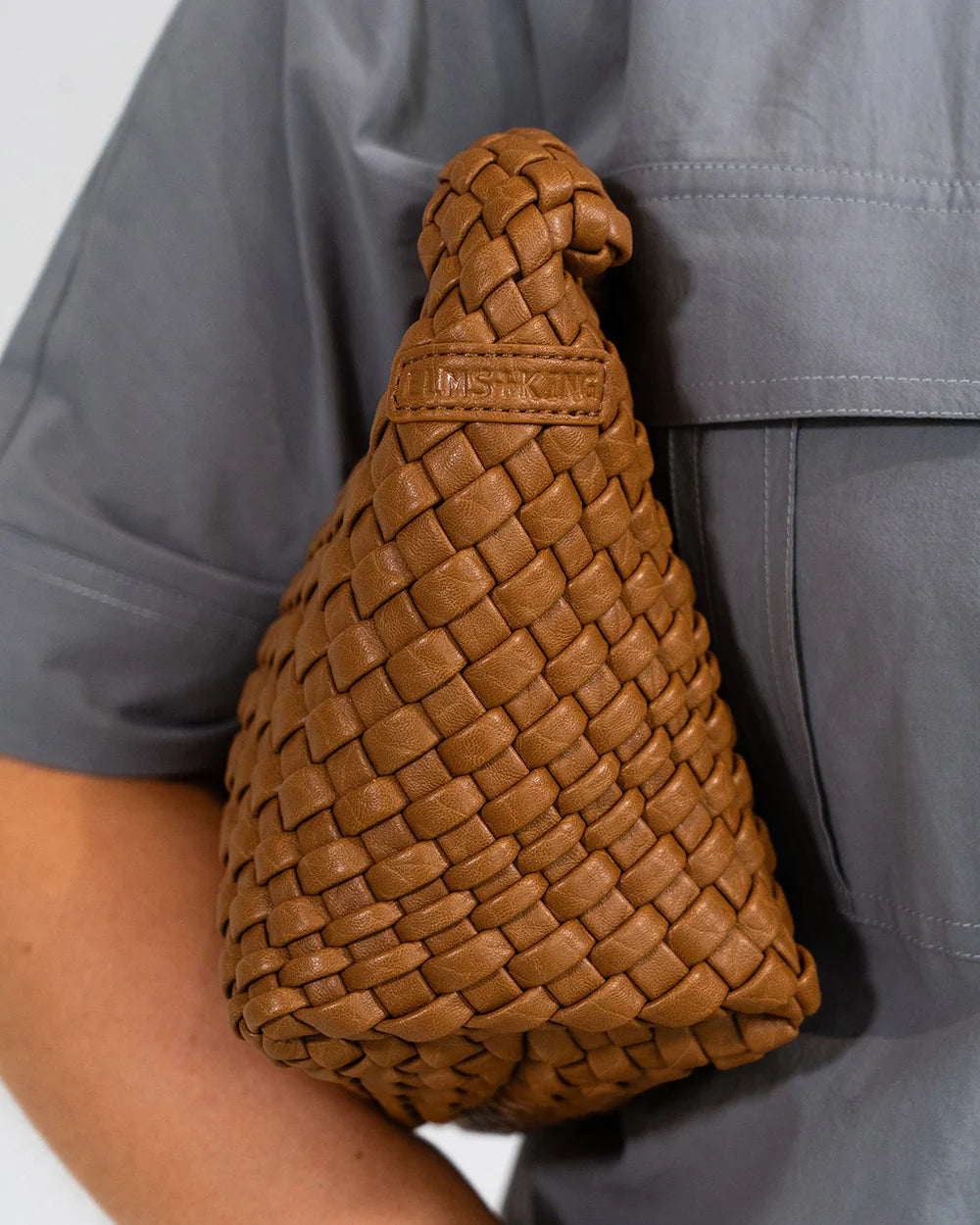 Elms+King Linton Crossbody - Nutmeg Plait