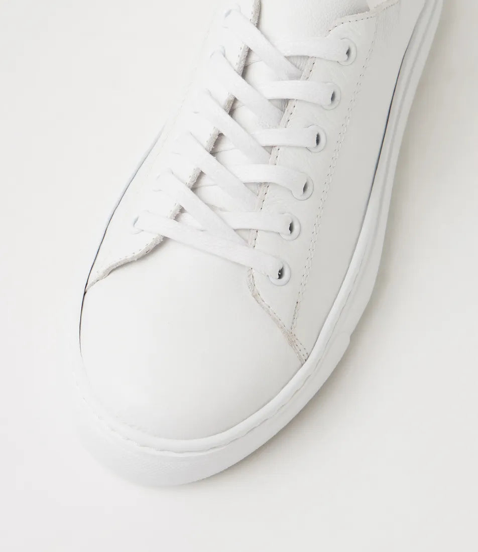 Mollini Oshker White Leather Sneakers