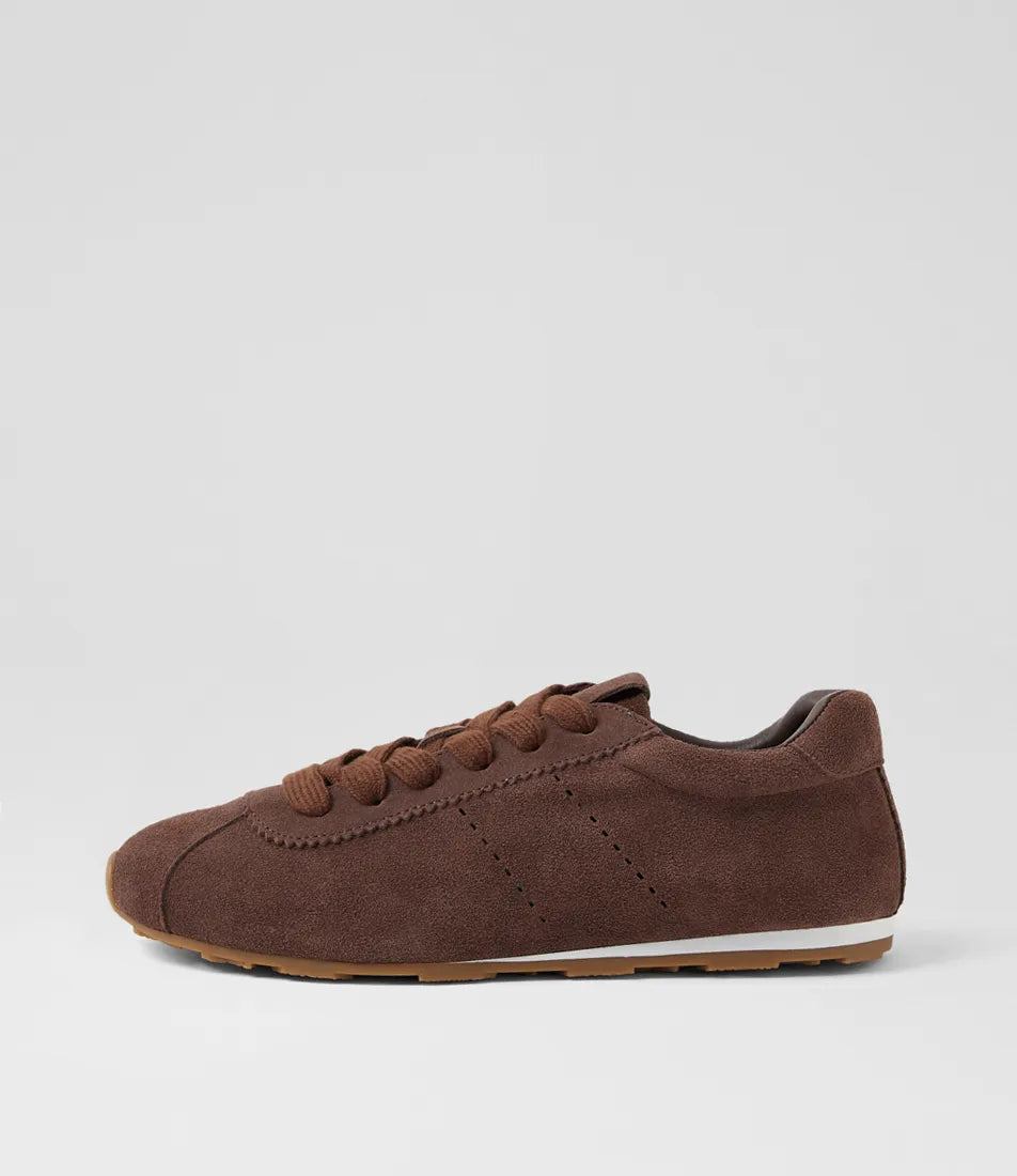 Mollini Mousi Suede Deep Brown Sneaker