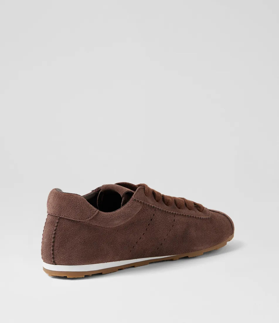 Mollini Mousi Suede Deep Brown Sneaker