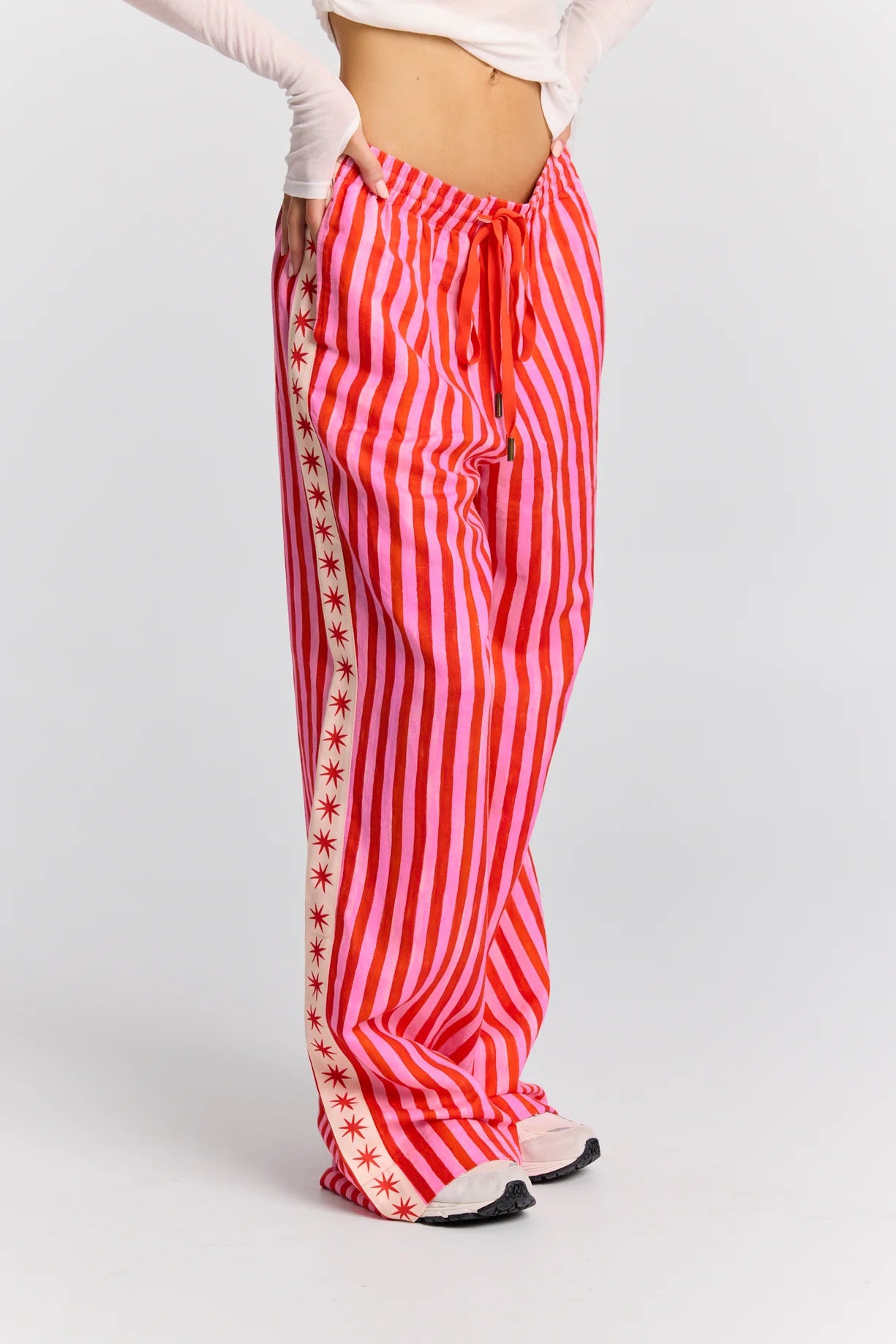 Maku Cherry Ripe Linen Pant